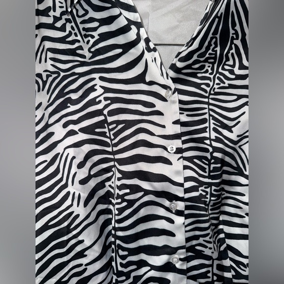 LIONESS - MIRROR IMAGE MINI DRESS IN ZEBRA - Picture 2 of 14